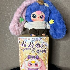 Baby Three Lily Rabbit Town V4 - Blue & Pink Rabbit w/ SPECIAL Eyes!